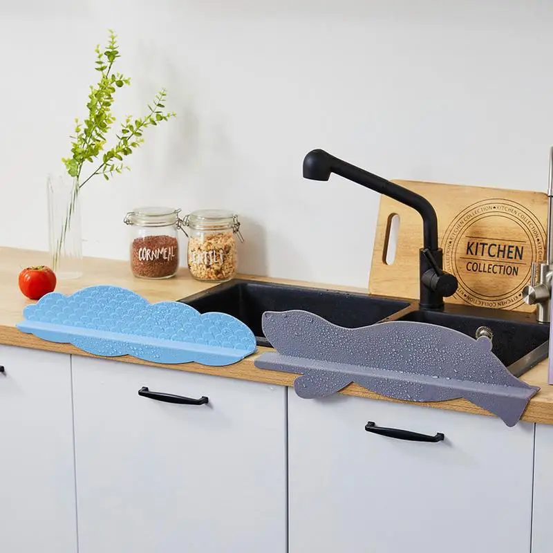 

Силиконовая накладка на раковину, накладка на кухонный остров, накладка на раковину, защита от брызг, кухонный гаджет, экологически чистый, ...