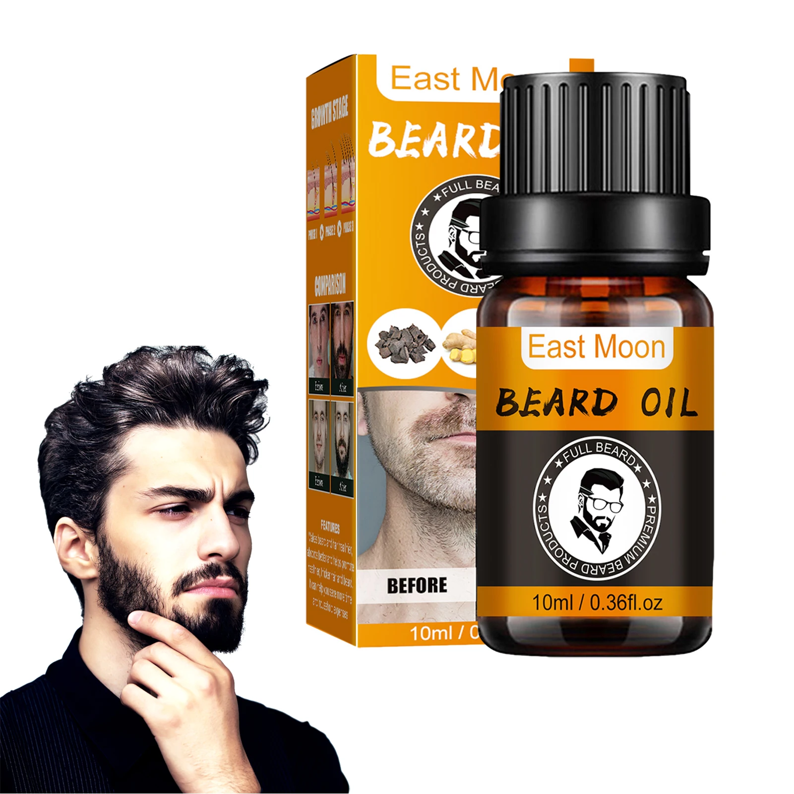 

Beard Oil For Men Beard Growth Serum Natural Beard Conditioner For Faster And Thicker Beard Growth Improve Dry Moustache And