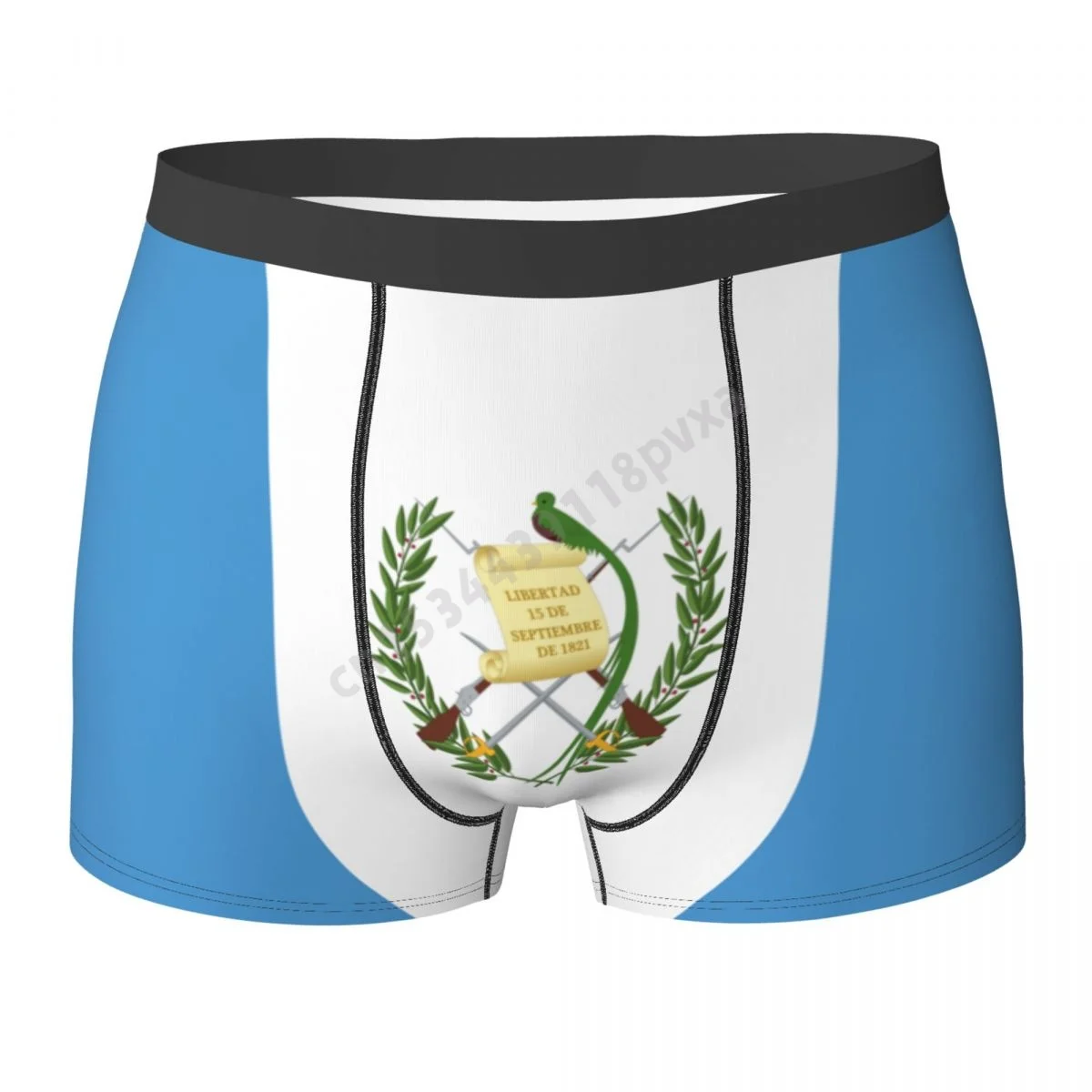

Men Panties Guatemala Flag Guatemalan Country Boxer Shorts Polyester Underpants For Boys Male Large Size