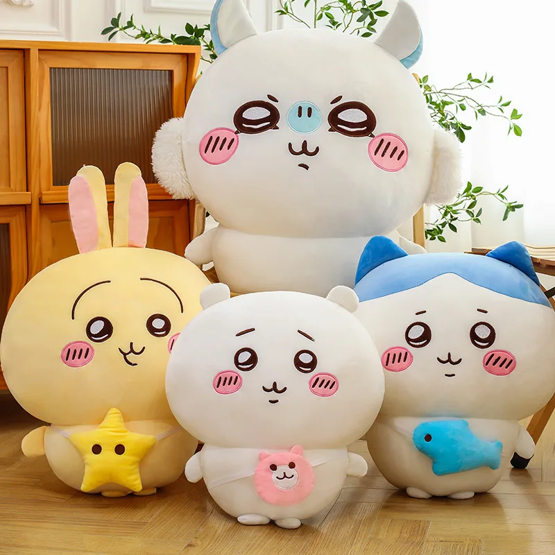 Фото Горячая 30-80 см Kawaii Hachiware Momonga плюшевые игрушки плюшевые куклы мягкие, но не легко деформируемые плюшевые украшения комнаты подарок на день рождения №4