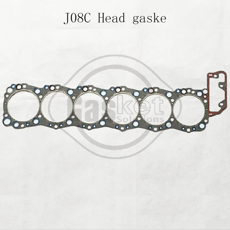 J08CT J08E J08C прокладка головки цилиндра для дизельного двигателя Hino 11115-2870 11115-E0090 11115-E0200