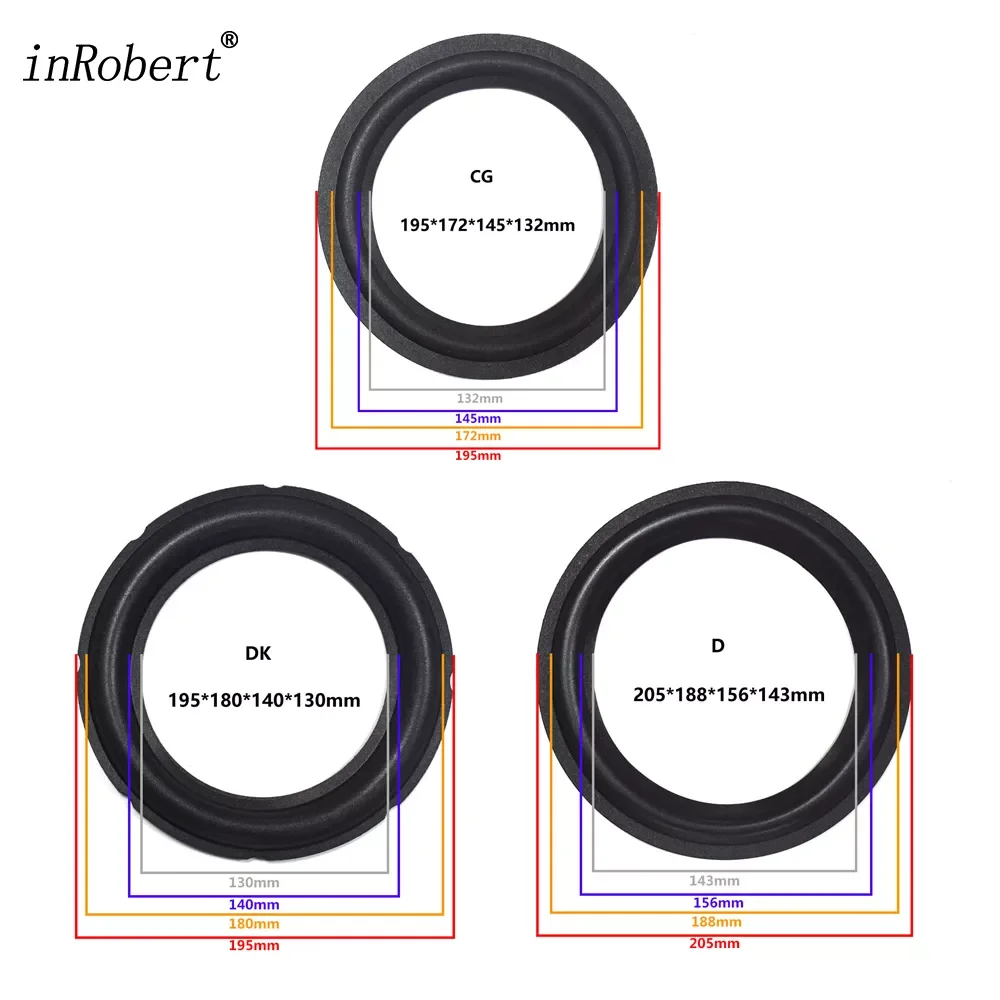 

inch Speaker Foam Surround Edge Woofer Repairing Folding Edge Subwoofer Ring DIY Repair Accessories Speaker Suspension