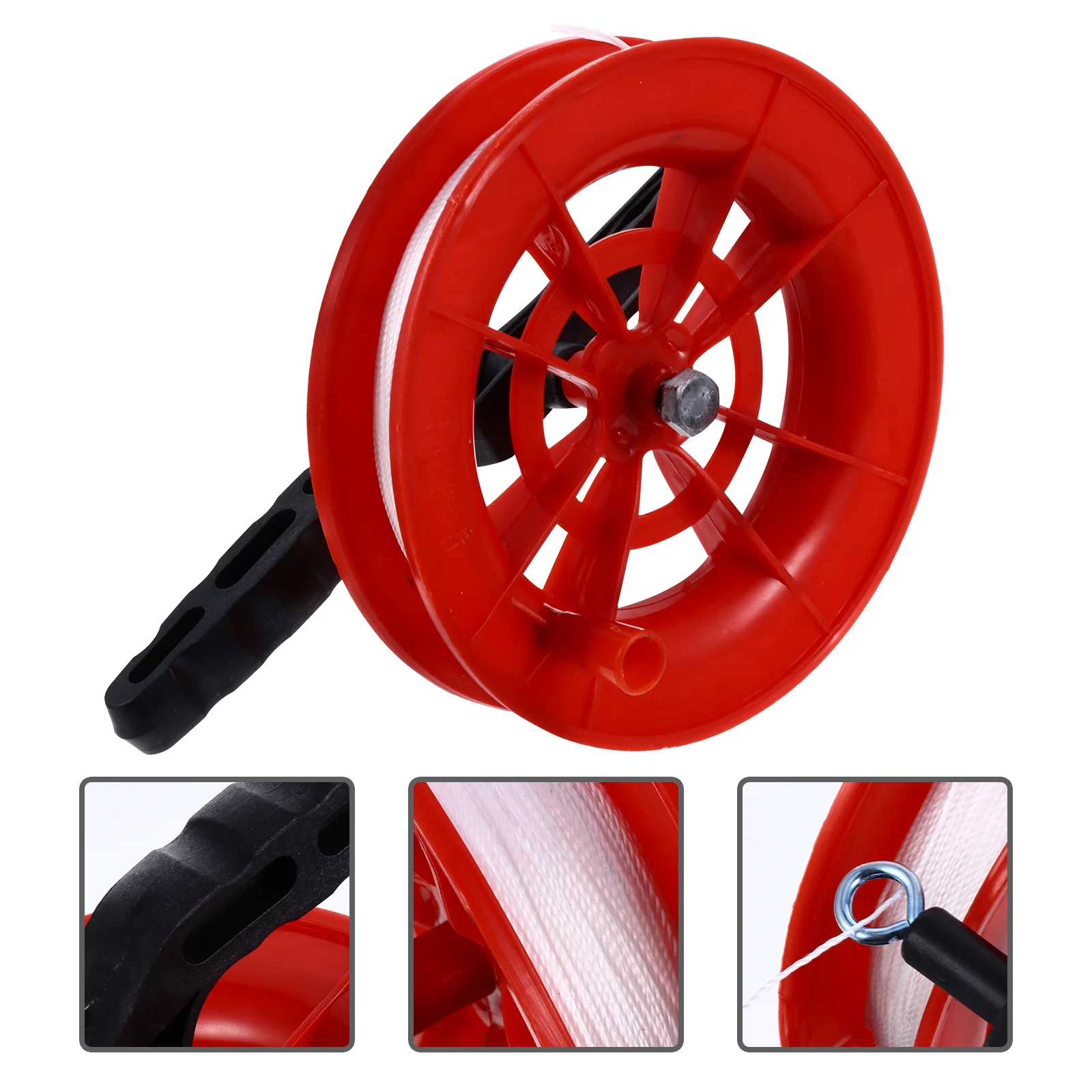 

2 Pcs Wire Wheel Kite Line Winder ABS Shaft Hand Parts Reel Bearing Flying Tools Winding Accessories
