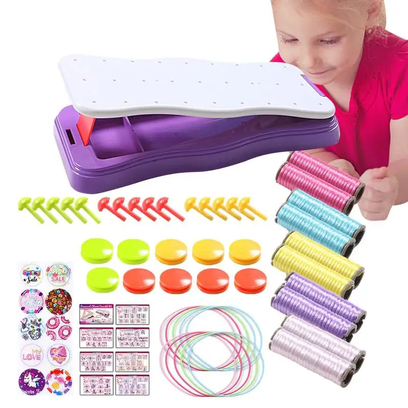 

Набор для изготовления браслетов для девочек, Наборы для творчества, игрушки для телефона, набор для путешествий, Любимые Подарки на день рождения и Рождество