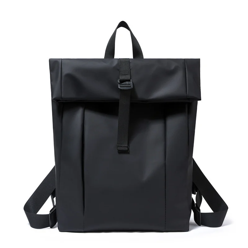 

Korean Backpack, Neutral Large-capacity Student Schoolbag, Men's and Women's Solid Color Splash-proof Outdoor Backpack