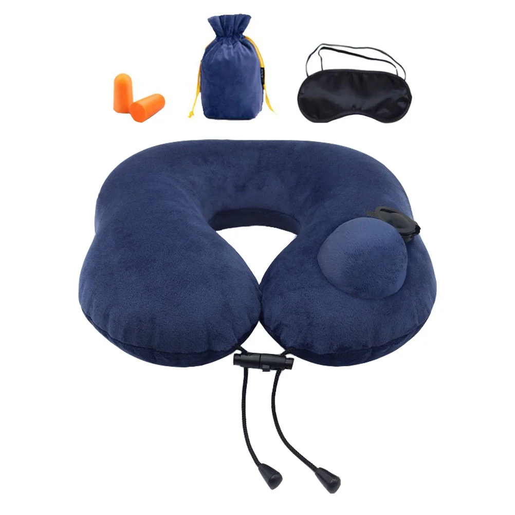 

Pillow Neck Cushion Travel Support Inflatable Car Sleeping Airplane Memory Pillows Foam Breathable Cervical Headrest Shoulder