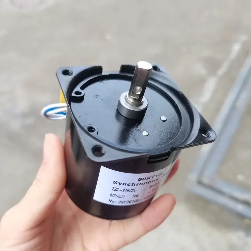 Синхронный двигатель 60KTYZ 220-240 В переменного тока 5/6 об/мин 14 Вт