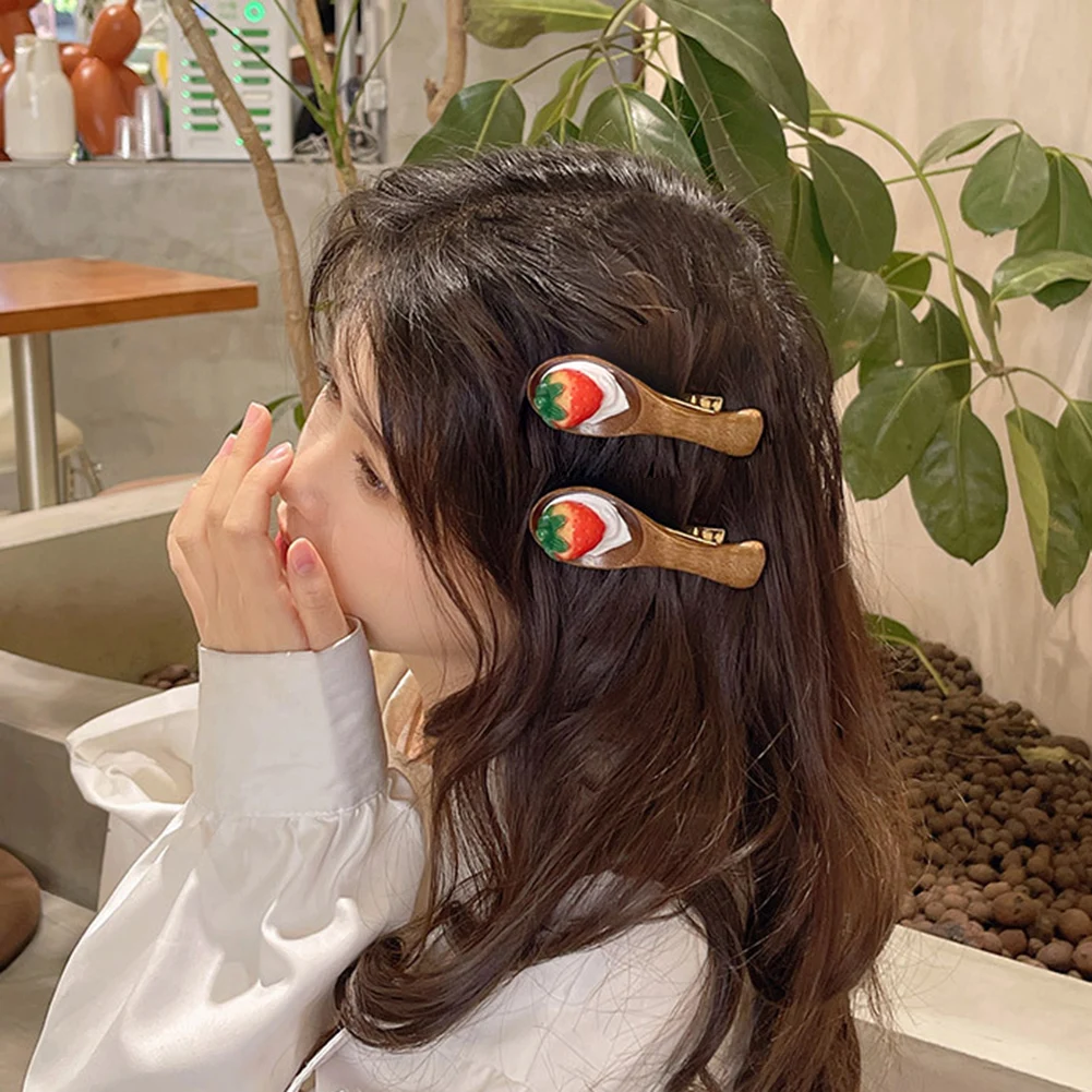 

Simulation Food Hairpins Ice Cream Hair Clip Funny Dessert Hair Ornament Exaggerated Food Headwear Girl Hair Accessories