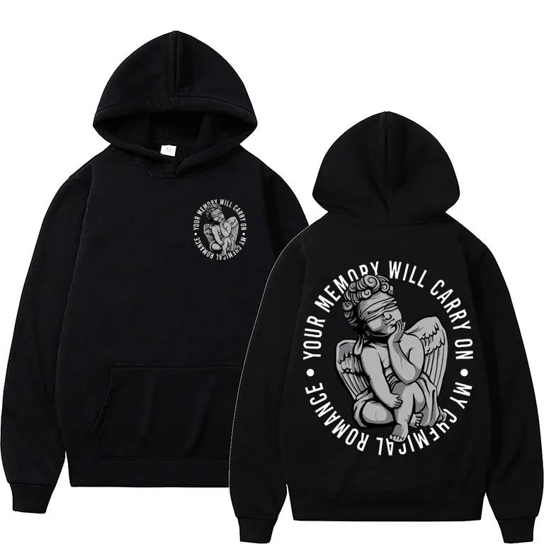 

Hot Sale My Chemical Romance Hoodie Men Women Black Punk Emo Rock Sweatshirts Man Cotton Clothes Regular Mens Hoody Sweatshirt