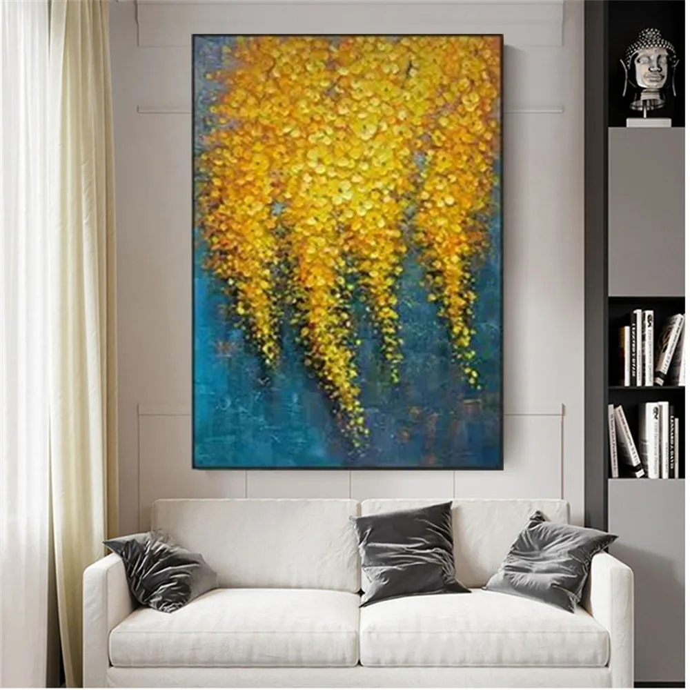 

Pure Handmade Canvas Oil Painting Abstract Modern Fashion Minimalist Living-Room Porch Bedroom Room Art Wall Home Poster-Wall