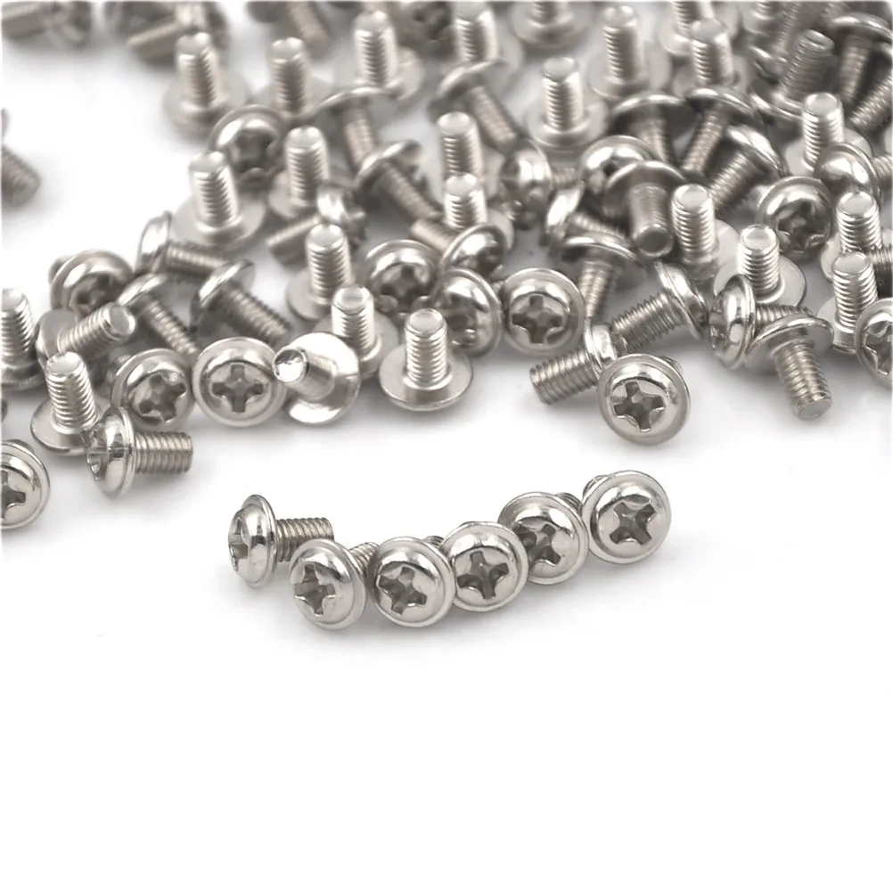 

100Pcs M3X5 Screws 5mm PC Case Hard Drive Precision PSU 6/32" Hex Silver Screws For Computer Floppy DVD ROM Motherboard