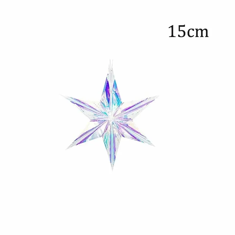 

Шестиугольная звездная гирлянда из пластика