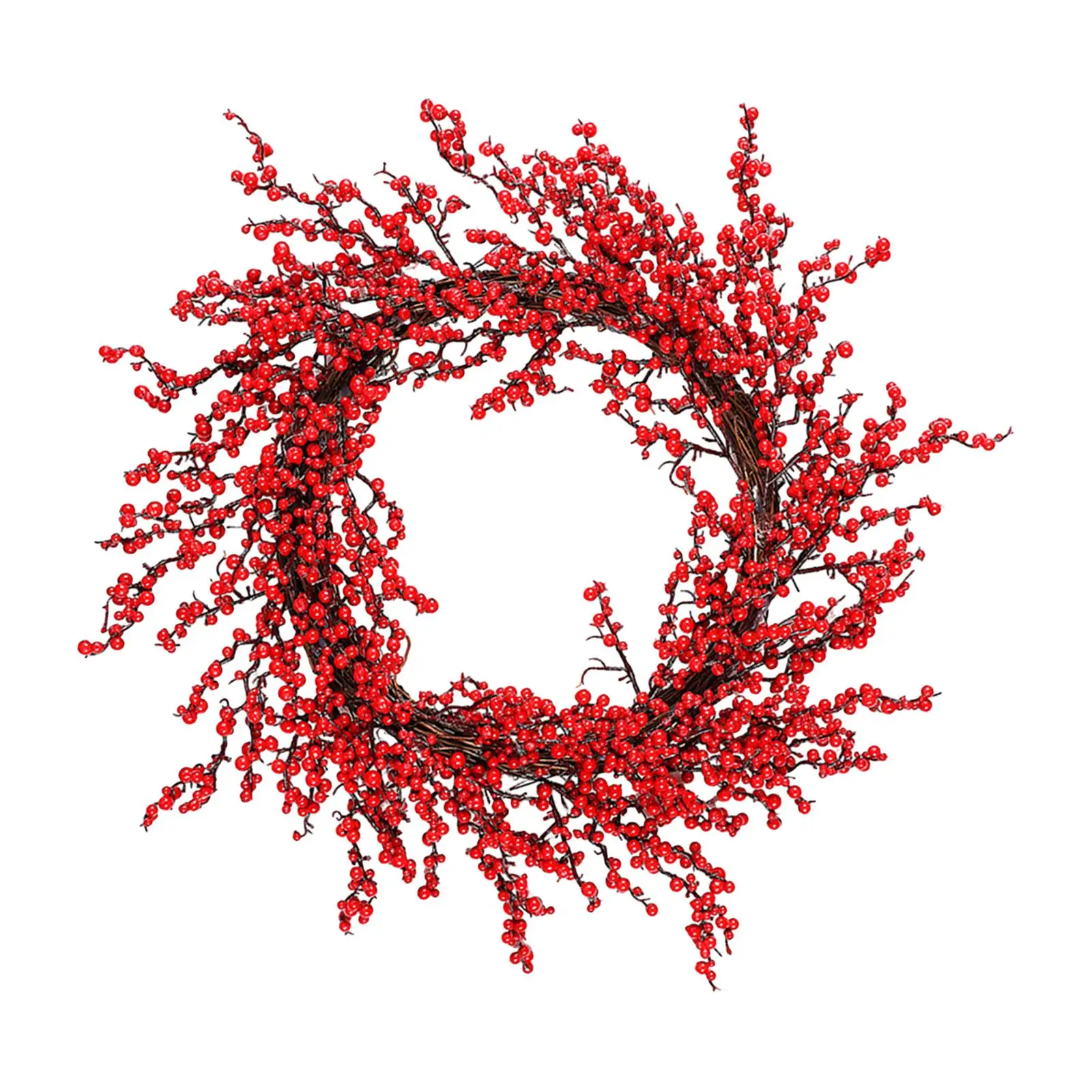 Christmas Wreath Artificial Decorative Hanging Ornament Xmas Decor for