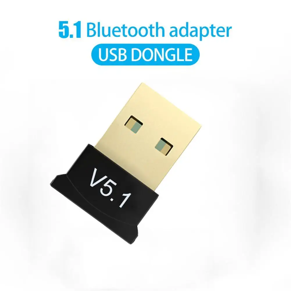 

Bluetooth-адаптер Bluetooth 5,1, V5.1, беспроводной, USB, для передачи музыки, приемника, для ПК, ноутбука