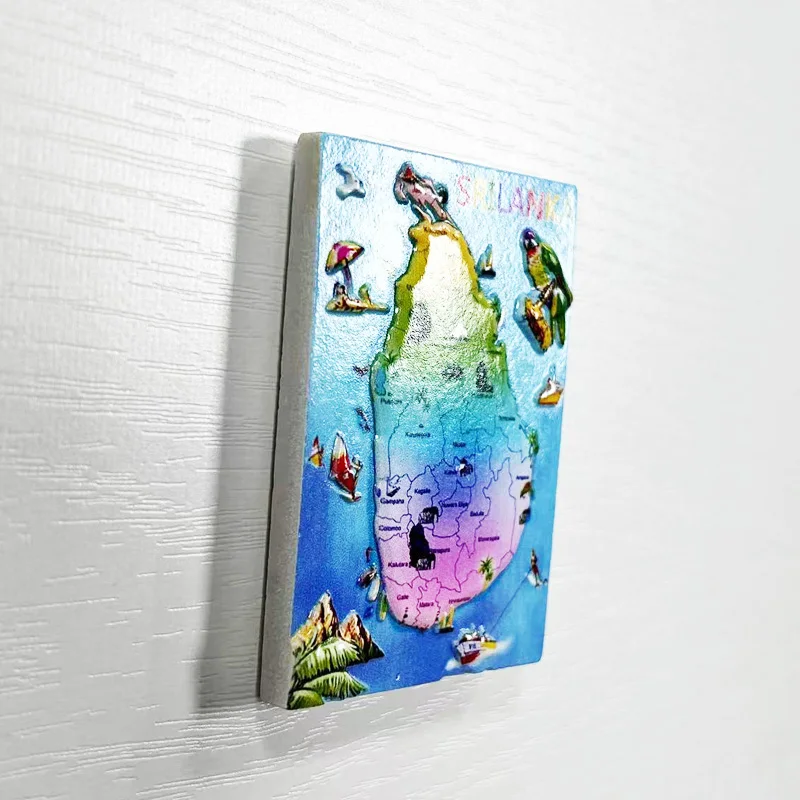 Сувениры для туризма Шри-Ланки 3D магнитные наклейки на холодильник украшения