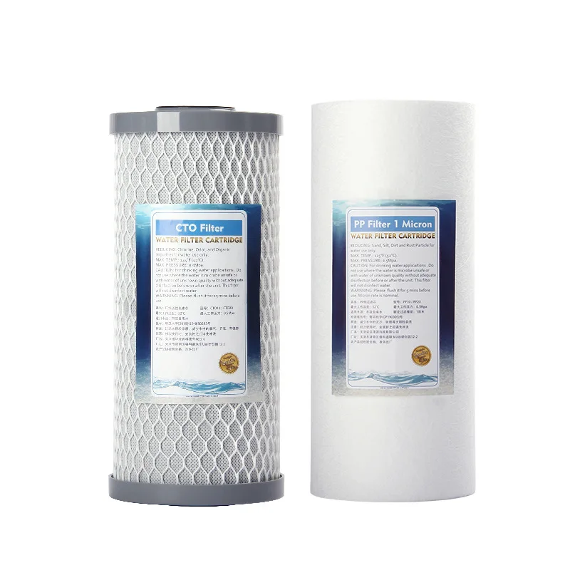 

10 Inch Big Fat pp Cotton Filter Coconut Shell Sintered Activated Carbon Filter Whole House Front Filter Water Purifier Core