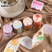 mr paper 4 styles washi tape cartoon cute hand account material diy decorative arts stickers label stationery masking tape