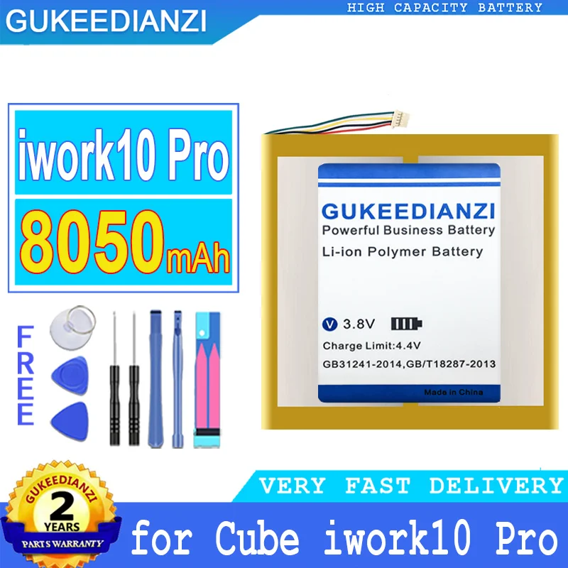 

Bateria 8050mAh High Capacity Battery iwork10 Pro (3line 5line) For ALLDOCUBE Cube iwork10 Pro tablet High Quality Battery