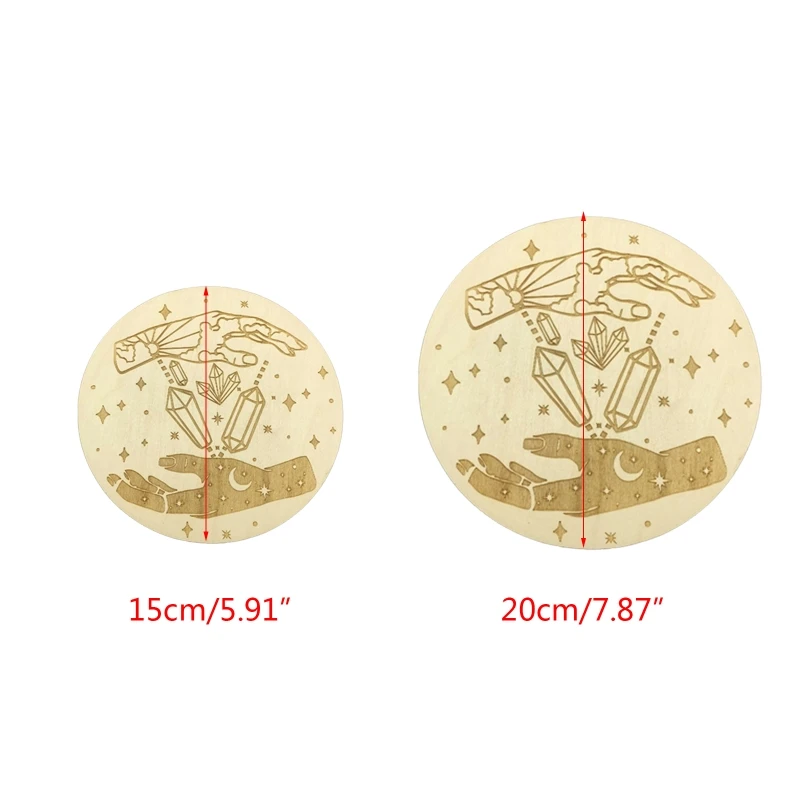 Деревянная маятниковая доска с Луной и звездами исцеляющая медитация энергия
