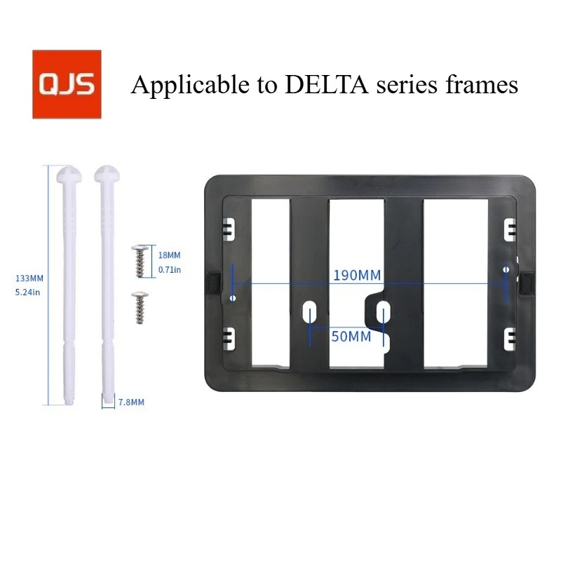 Фото Двойная кнопка смыва для унитаза, совместимая с Geberit DELTA 21 50 Series, панель для скрытого бачка, белая кнопка смыва для унитаза №2