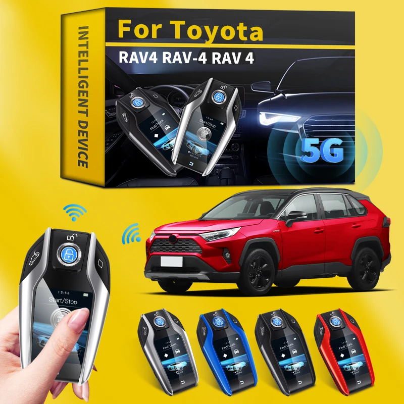 

Для Toyota RAV4 RAV-4 RAV 4 Автомобильный модифицированный ЖК-экран умный Автомобильный ключ смарт-ключ обновление автомобиля умный ключ ЖК-экран эк...