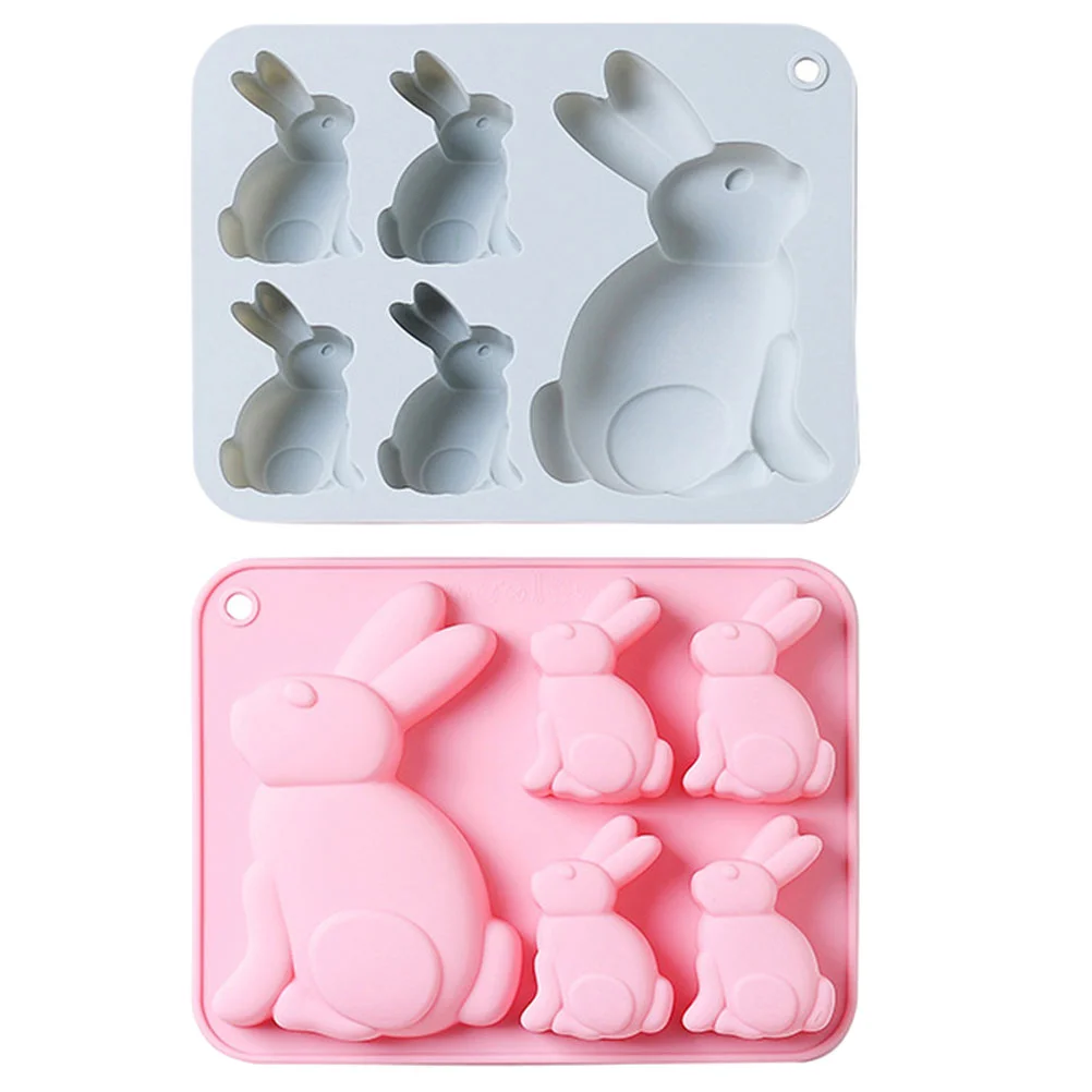 

Easter Bunny Molds Silicone Cake Baking Chocolate Mould Mold Pan Rabbit Egg Pans Decorations 3D Fondant Moulds Candy