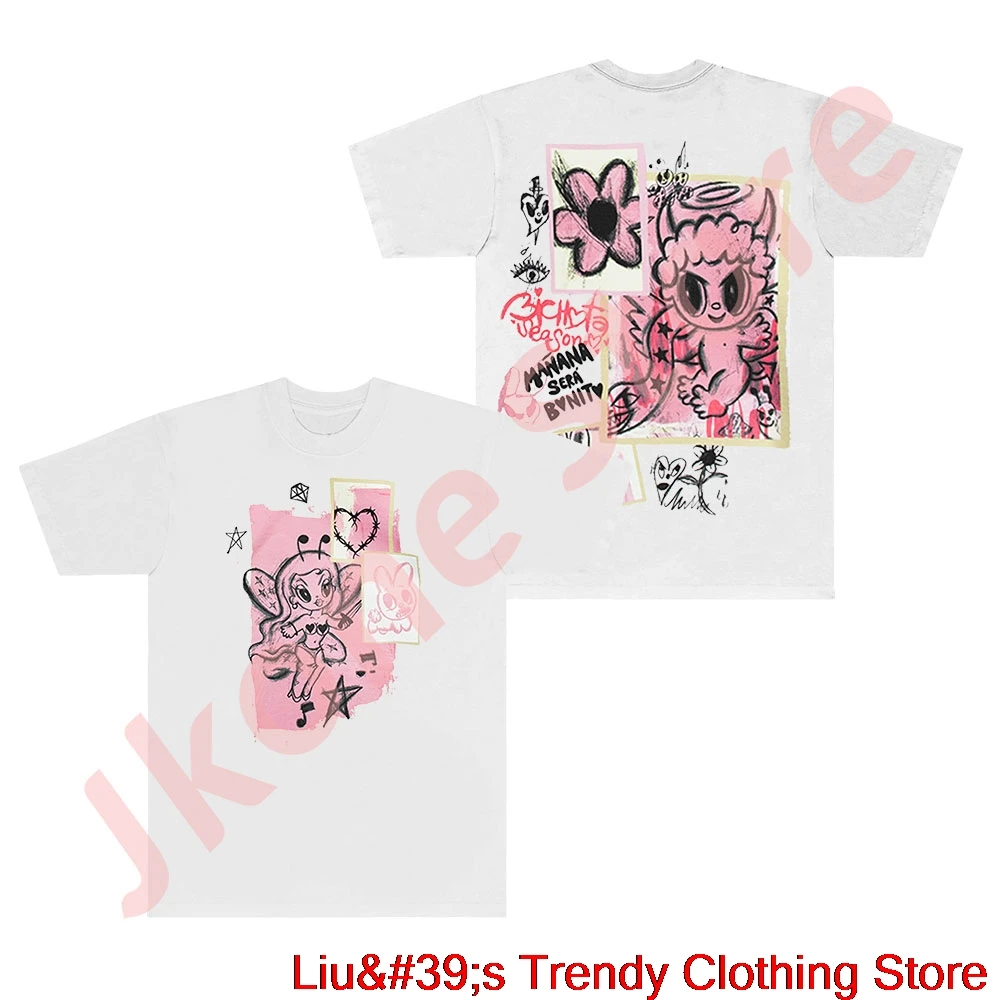 Сказочная летняя футболка Karol G Bichota с логотипом модная повседневная коротким