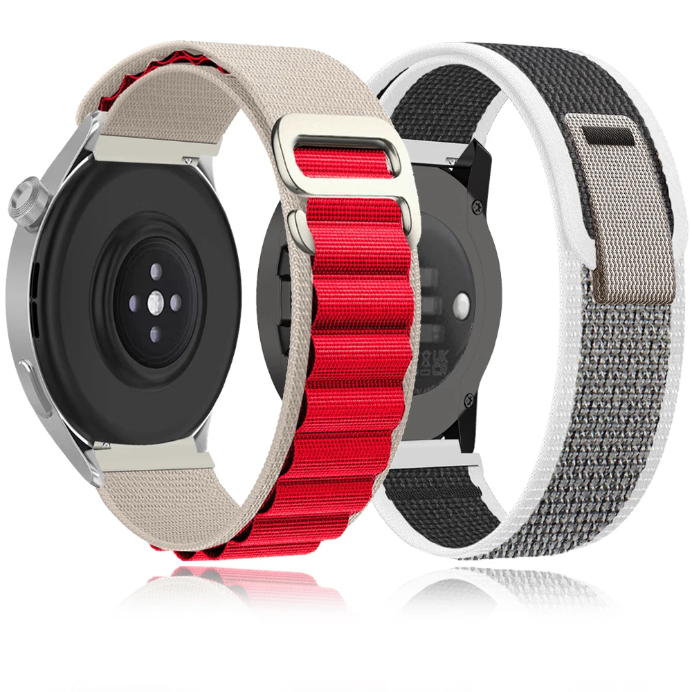 

Strap for SUUNTO 5 9 PEAK Pro / SUUNTO 3 Vertical Watchband for Xiaomi Watch S2 46mm 42mm/S1 Pro/S1 Active 20mm 22mm Nylon Band