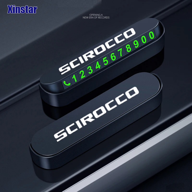 

Plastic Car Temporary Parking Card Phone Number For Volksagen Scirocco