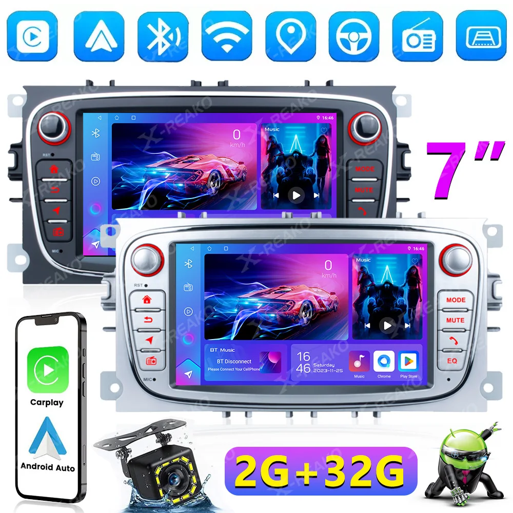 7 '✭in Android13 для Ford автомобильный радиоприемник мультимедийный плеер GPS WIFI