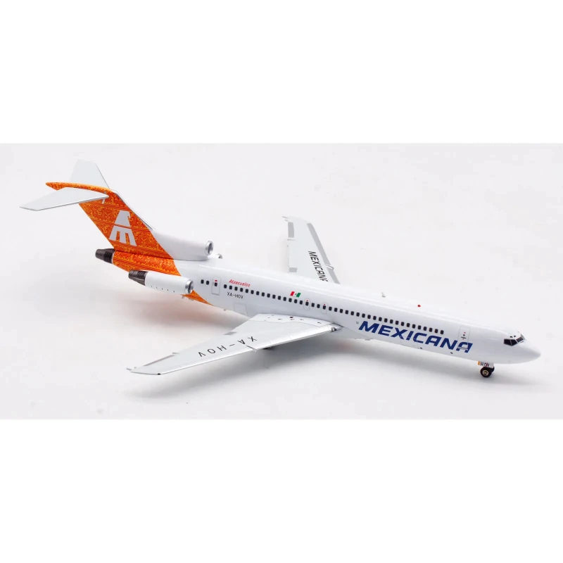 Фото Новинка 1:200, литой под давлением самолет из сплава INFLIGHT Mexicana Airlines Boeing B727-200, модель реактивного самолета XA-HOV IF722MX1222, дисплей коллекции №5