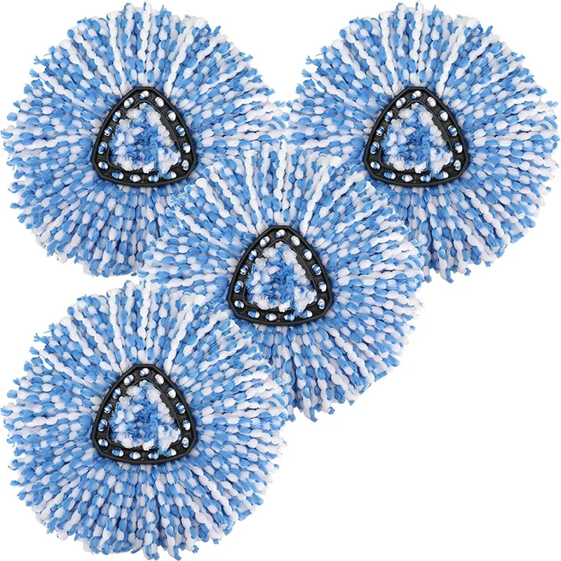 

4 шт., сменные насадки для швабры, совместимые с двойной системой