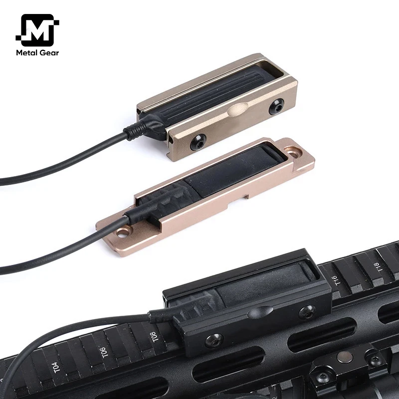 

Airsoft Tactical M300 M600 Flashlight Pressure Switch Pad Mount Hunting Rifle Scout Light For Picatinny Rail M-LOK & Keymod