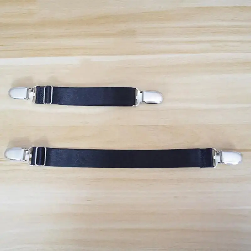 Регулируемый зажим нескользящие захваты для простыни ремень черный держатель