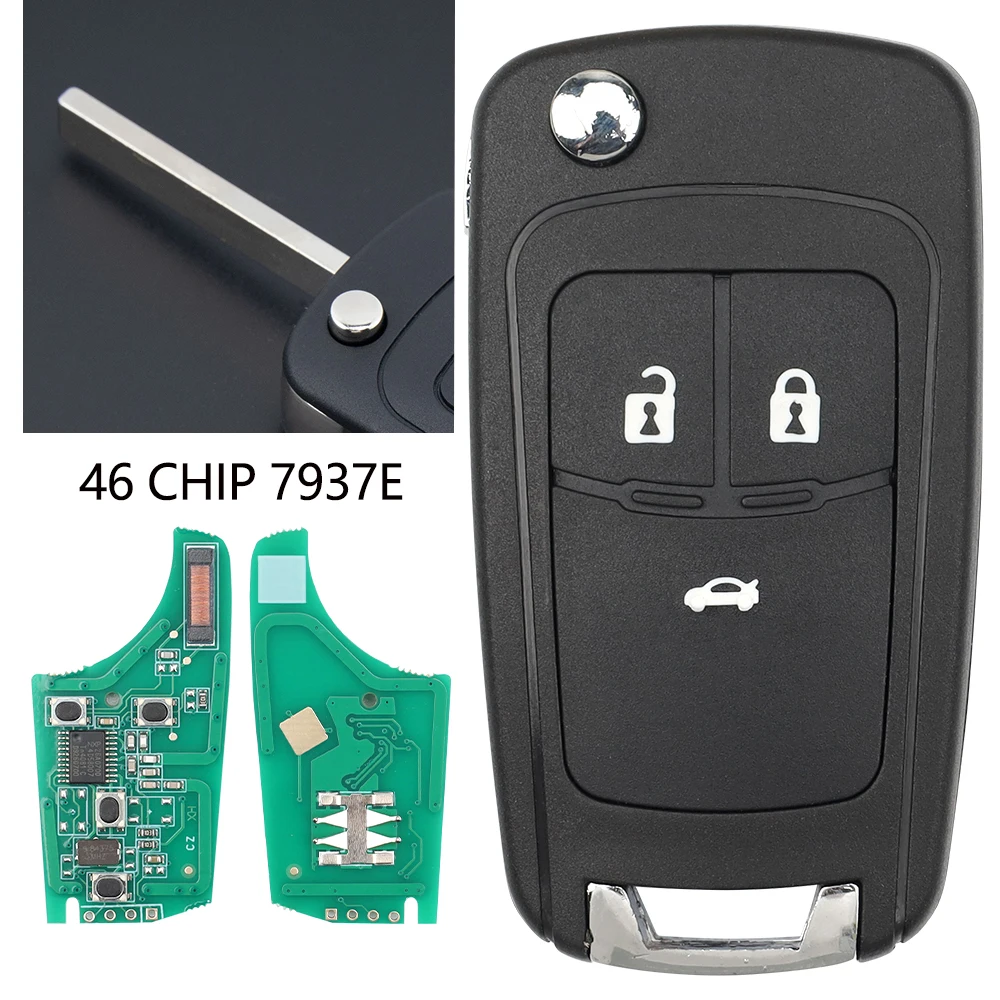 Дачай ОХО 01060512   Дистанционный автомобильный ключ 2B/3B/4B/5B, брелок 5B 315 МГц/433 МГц ID46 7941 для Chevrolet Cruze Camaro Malibu Sonic Opel GMC