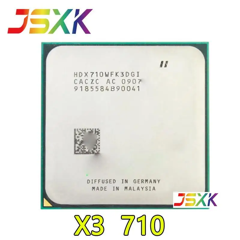 Для AMD Phenom II X3 710 трехъядерный процессор 2,6 ГГц/6M/95 Вт/2000 ГГц разъем am3 am2 +