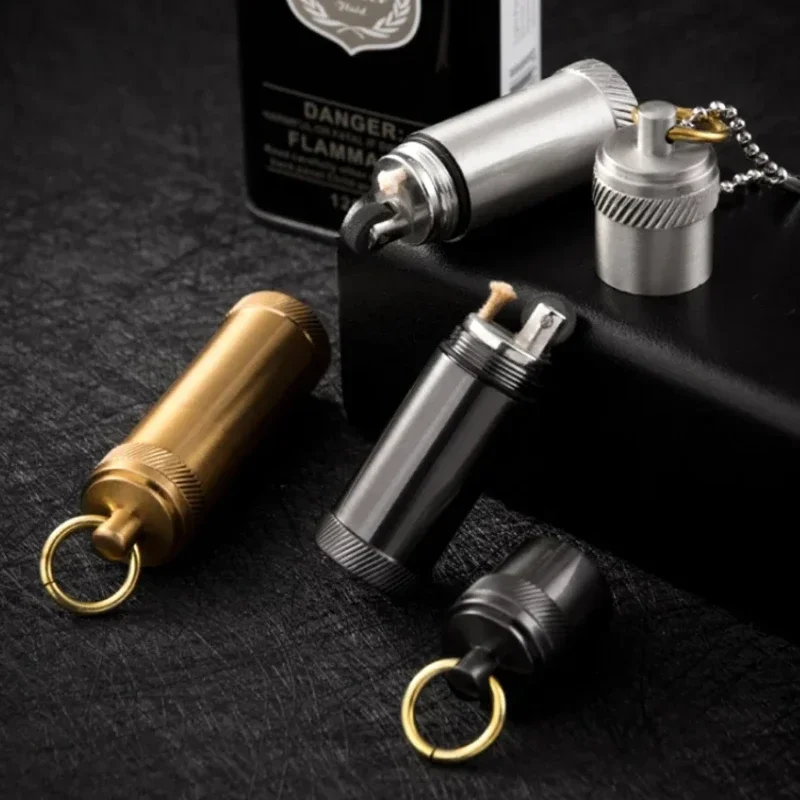 Керосиновый мини-брелок подвеска зажигалка уплотнения мультистиль портативный