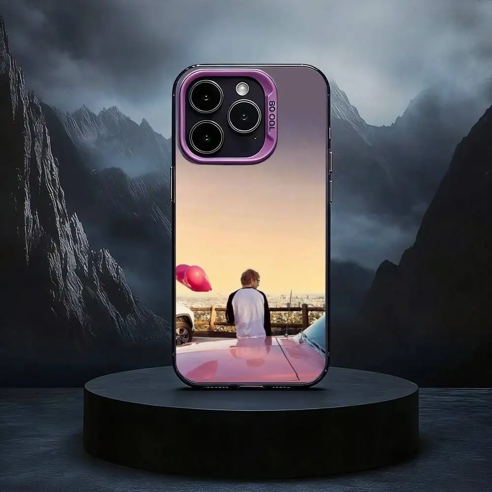 Фото Чехол для телефона Singer E-Ed S-Sheeran для iPhone 17, 16, 15, 14, 13, 12, 11 Plus, Pro Max, черный, серебристый, цвета конфетти №3