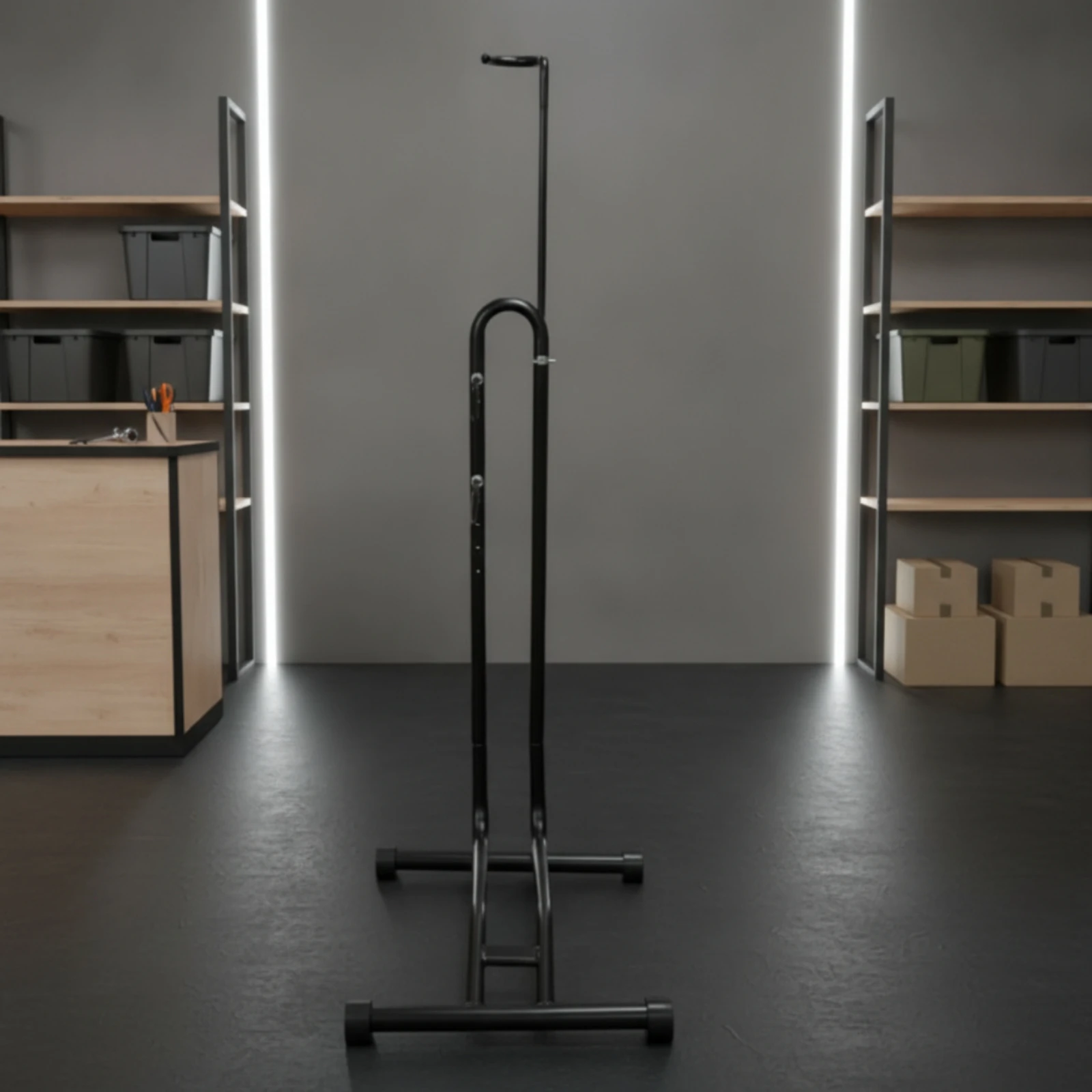 Фото Напольная разборная подставка для велосипедов с резиновыми заглушками, прочная, отдельно стоящая №2