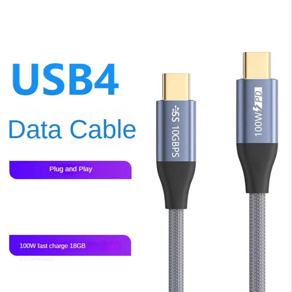 

Кабель USB C 100 Вт USB 3,1 Gen2 10 Гбит/с 4K 60 Гц