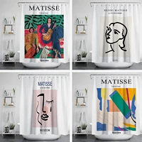 famous painting waterproof and mildew proof shower bathroom curtains decorate shower curtain bathroom set with shower curtain