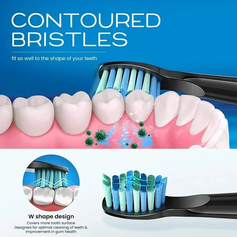 Для Seago насадка для зубной щетки насадки электрической сменные