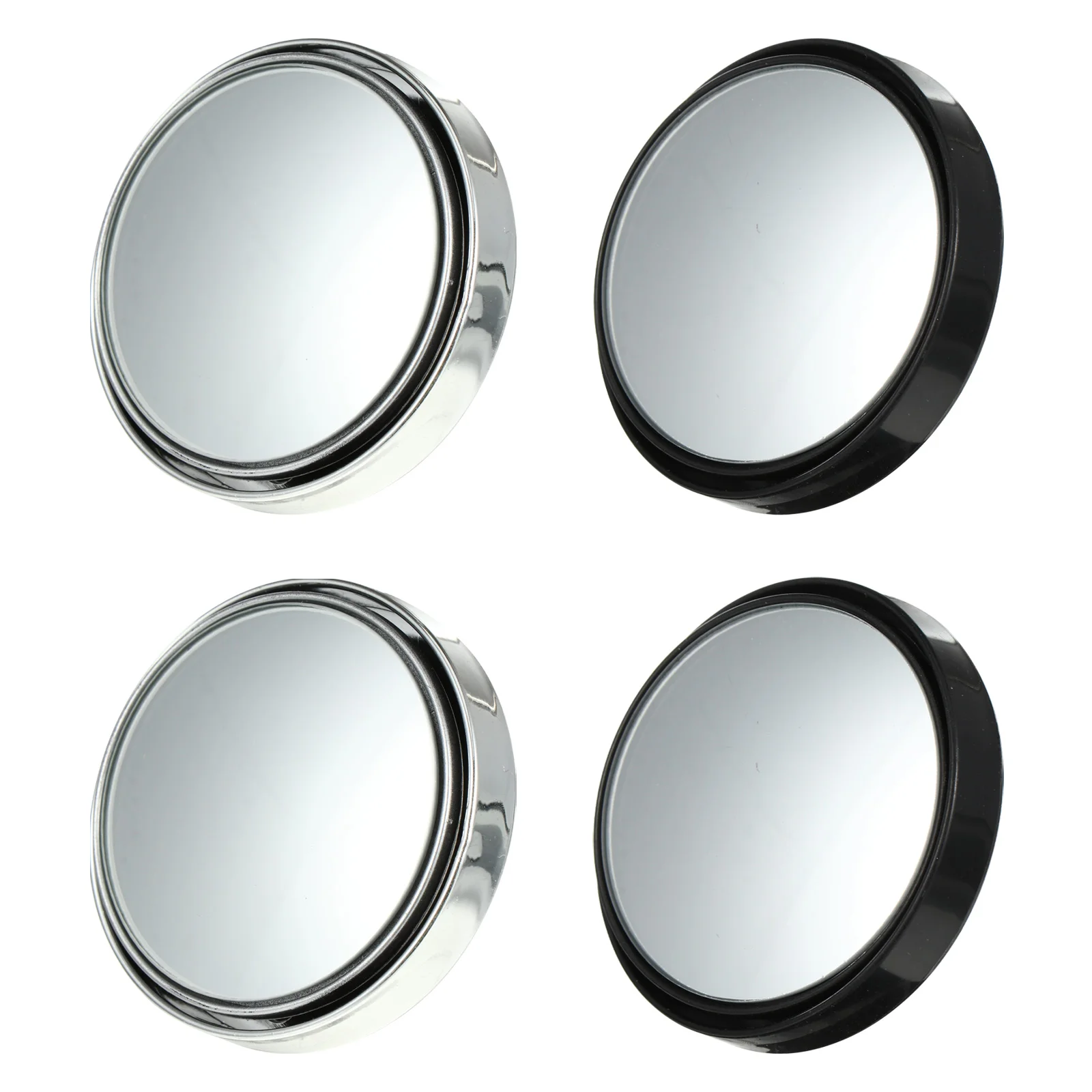 

2 Pairs Auxiliary Mirror Practical Rearview Side Blind Spot Dead Angle Car Mirrors Glass Useful Plastic