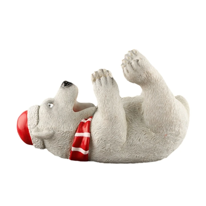 Рождественский снеговик кот медведь настольная декоративная полка для вина