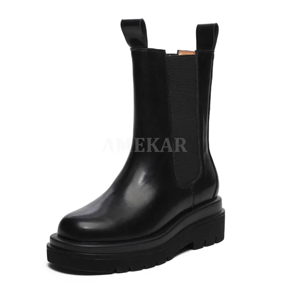 

Martin Boots Thick Soled Black Short Boots Best Selling Fashion Comfortable Soft Fashion women's Short Boots