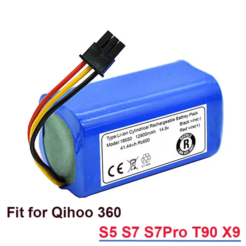 

14.8v Robot Vacuum Cleaner Battery Pack for Qihoo 360 S5 S7 S7Pro T90 X9 Robotic Vacuum Cleaner Replacement Batteries