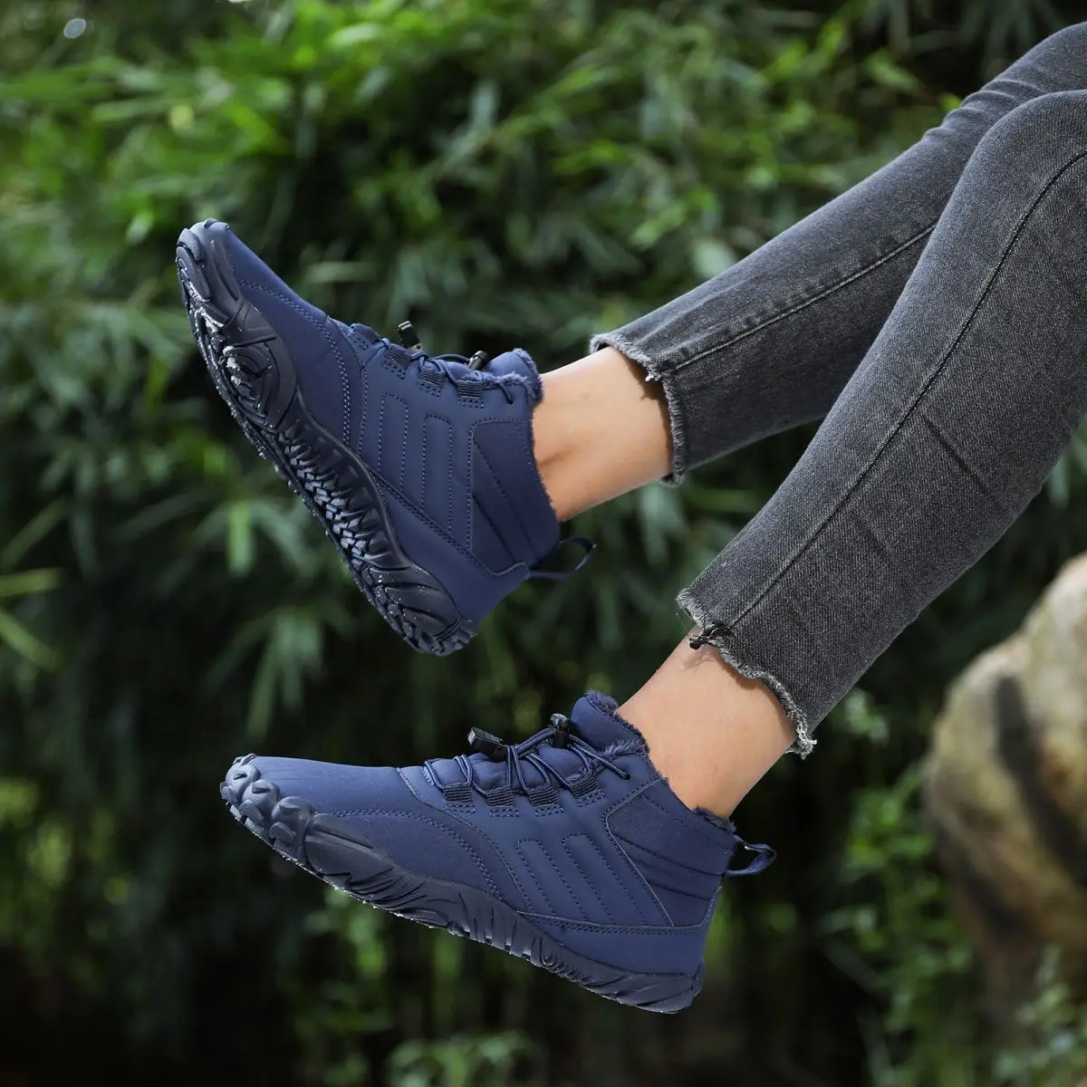 Мужская и женская зимняя водонепроницаемая обувь на меховой подкладке