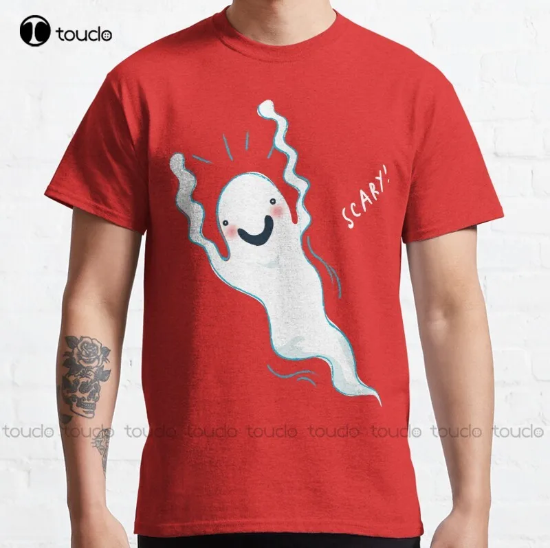 

New My Scary Ghost Classic T-Shirt Shirts For Teen Girls Cotton Tee Shirts Xs-5Xl Streetwear Tshirt New Popular Retro Gd Hip Hop