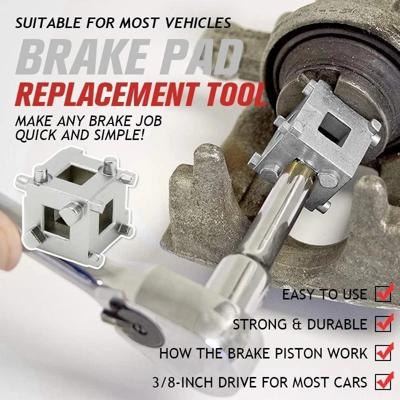 

Car Auto Wheel Cylinder Disc Brake Pad Caliper Separator Replacement Piston Rewind Disassemble Adjuster Repair Hand Tools
