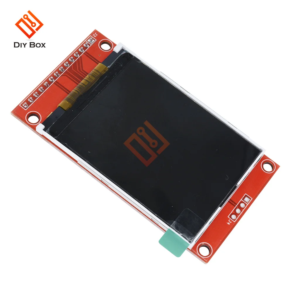 

Модуль последовательного порта ЖК-дисплея 2,4 дюйма 2,4x240 SPI TFT 5 В/320 в адаптер PBC ILI9341 белый светодиод RGB вертикальная полоса без касания